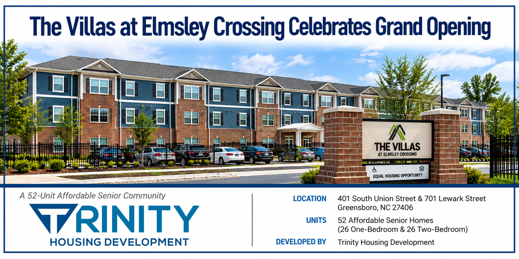 The Villas at Elmsley Crossing Celebrates Grand Opening in Greensboro